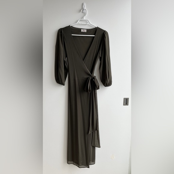 Aritzia Little Moon Wrap Dress - Picture 1 of 6